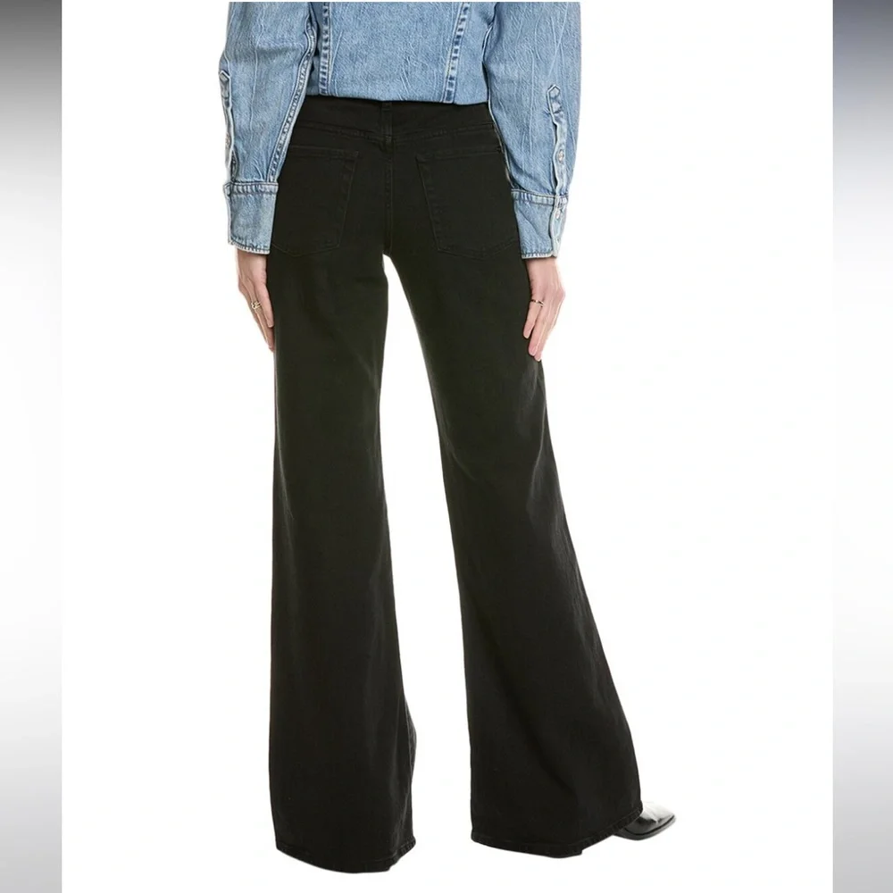 NWT 7 For All Mankind Black Flare Jeans